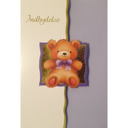 Barnedb indbydelse Bamse lilla