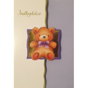 Barnedb indbydelse Bamse lilla