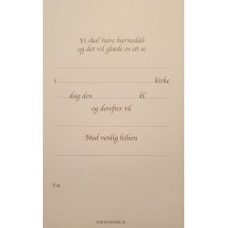 Barnedb indbydelse Bamse lilla