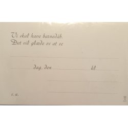 Barnedb indbydelse Bl