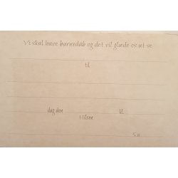 Barnedb indbydelse Bamse Gylden