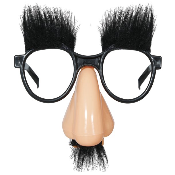 N�sa med glas�gon och �gonbryn