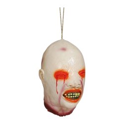 Skaldet afhugget hoved latex 