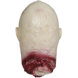 Skaldet afhugget hoved latex 