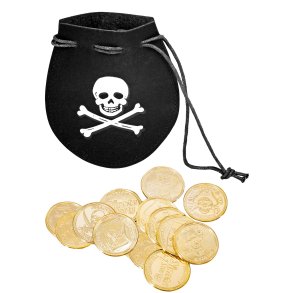 Piratpung med 12 Guldm�nter 
