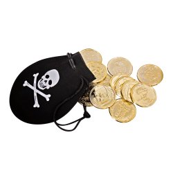 Piratpung med 12 Guldm�nter 