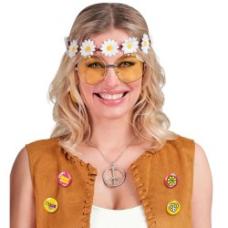 4 Hippie Badges