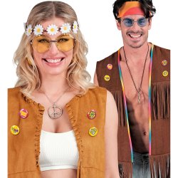 4 Hippie Badges
