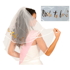 Blivande brudslja - guldtext