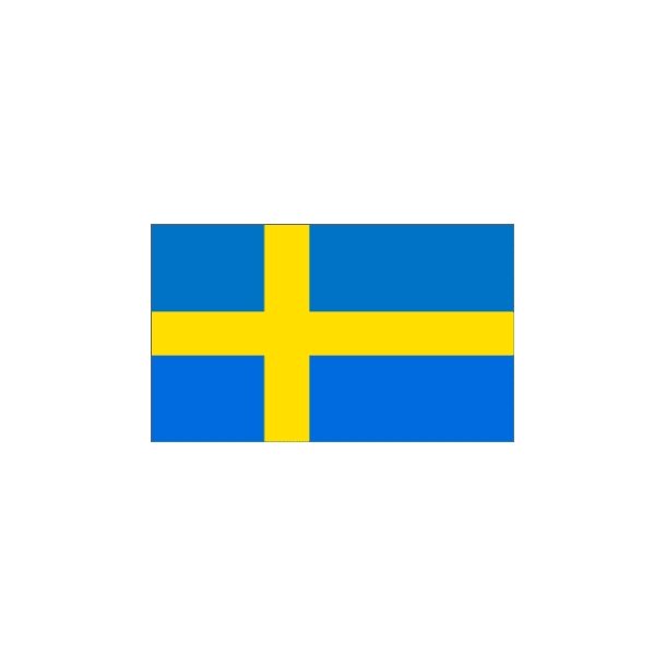 Papirflag Sverige p pind A4