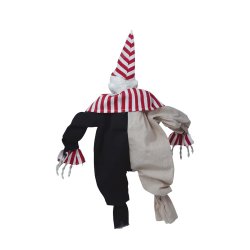Halloween clown 60 cm med ljus, ljud och rrelse
