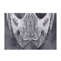 Dekorations stof 200x500cm i hvid