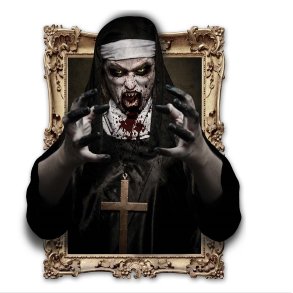 Vg dekoration - Halloween Nonne