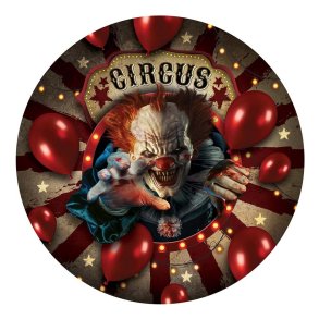 Halloween Tallerken Killer clown