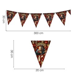 Halloween flagga banner Circus