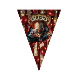 Halloween flagga banner Circus