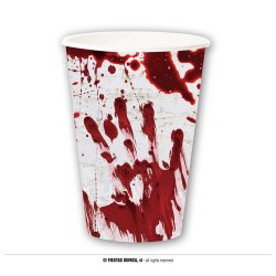 Halloween kartongplattan blodigt