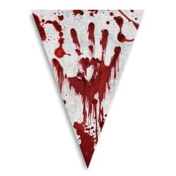 Halloween flagga banner blodig