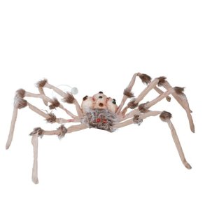 Edderkop med lys - falsk - 80cm