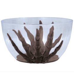 Skl lille med sorte skelethnder