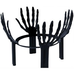 Slikskl med sorte skelet arme