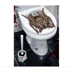 Toilet dekoration - Edderkop
