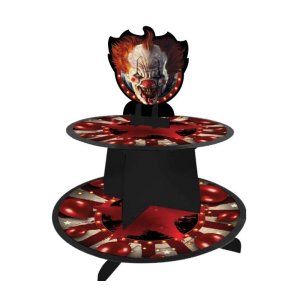 Klovne cupcake stativ - 40x30cm