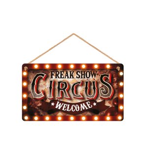 Halloween skilt - Circus