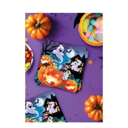 Pumpaservetter - 20 stycken - 16x16 cm