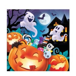 Pumpaservetter - 20 stycken - 16x16 cm