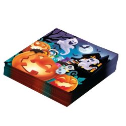 Pumpaservetter - 20 stycken - 16x16 cm