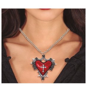 Halloween hjrta halsband