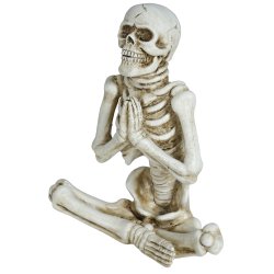 Siddende skelet i polyresin