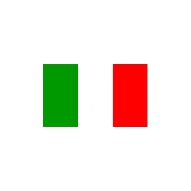 Papirflag Italien p pind, A4