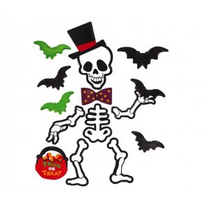 Skelet kleskabsmagnet