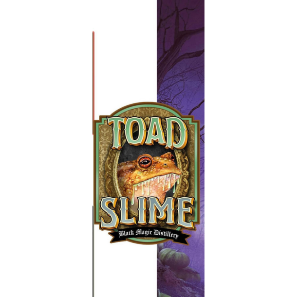 Toad Slime flaske etiket
