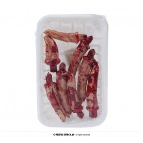 Blodige fingre i fad