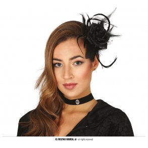 Hrklipp svart blomma