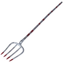 Trefork blodig