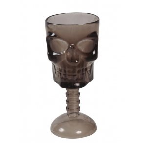 Skalle Glas i svart 