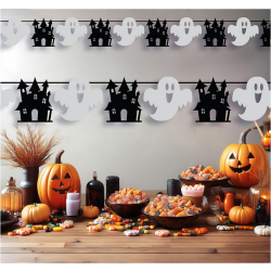 Girlang med spke och slott