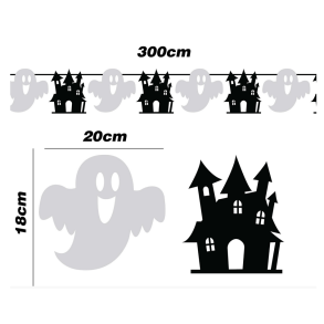 Guirlande med Spgelse-slot