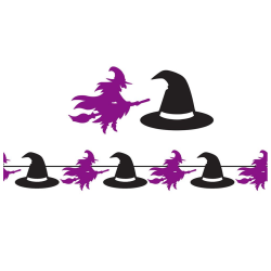 Girlang med hxhatt - Flygande hxa