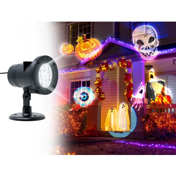 LED Halloween Projektor til Udend�rs Brug