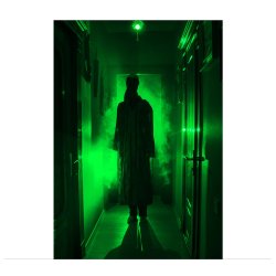 Grn elektrisk gldlampa