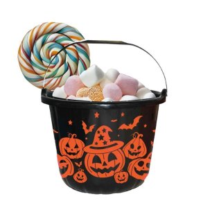 Halloween grskar spand 