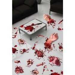 Stickers med blodige kropsdele