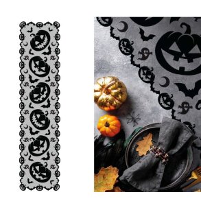 Halloween Grskar bordlber - 45x200 cm