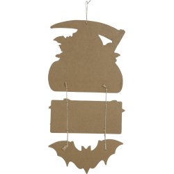 Halloween drrskylt - 3 delar