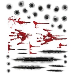 Foliemærker til bil - Crime scene